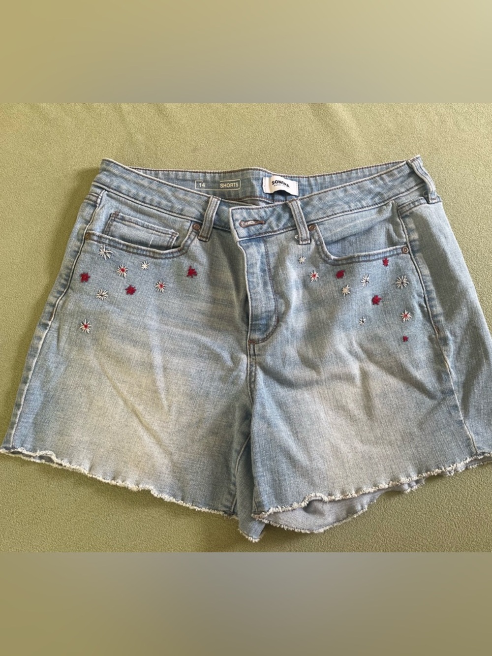 Sonoma Embroidered Jean Short
